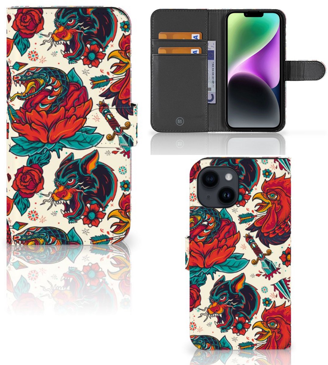 Telefoonhoesje met foto voor iPhone 15 Old Skool