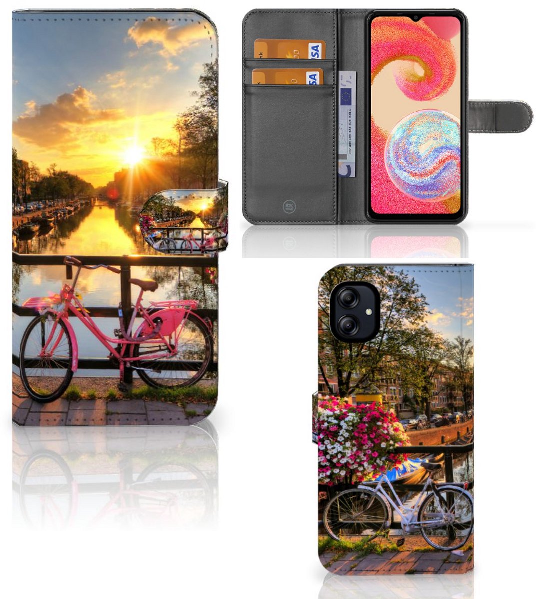 Samsung Galaxy A04e Flip Cover Amsterdamse Grachten