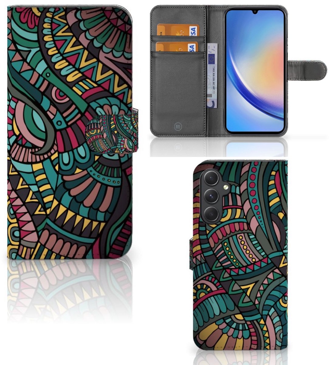 Samsung Galaxy A24 4G Telefoon Hoesje Aztec