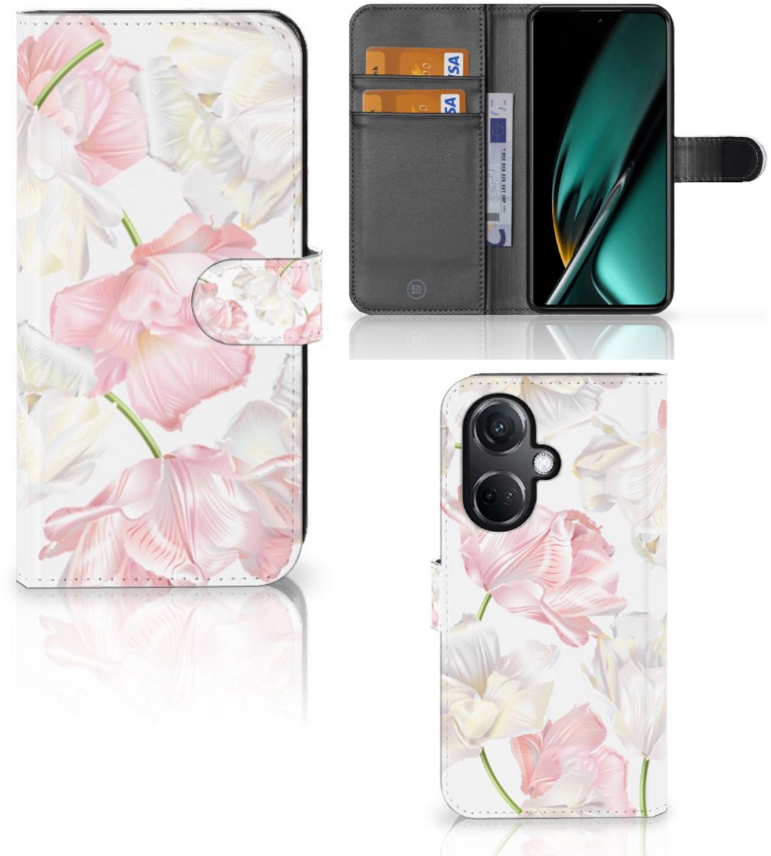 OnePlus Nord CE 3 Hoesje Lovely Flowers