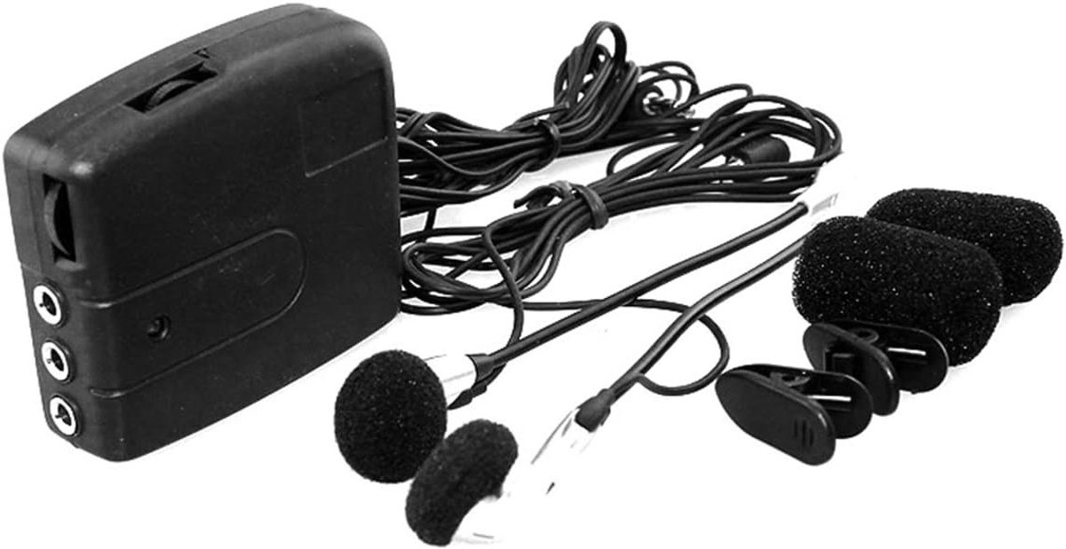 Motorcycle Helmet Intercom - Motorbike Communicator - Veilig Communiceren - Twee Persoons Systeem - Niet gespecificeerd - Zwart