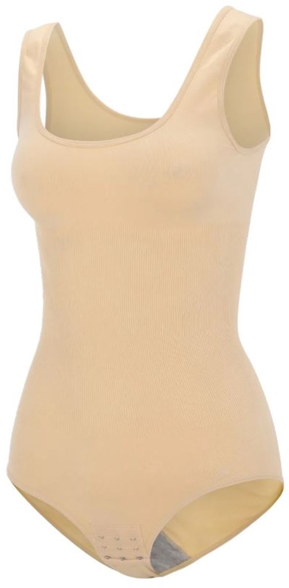 Jonyx Bodysuit - Shapewear - Corrigerend ondergoed - Shaper - Corrigerende body dames - Elastisch - Beige - Jonyx Beige body