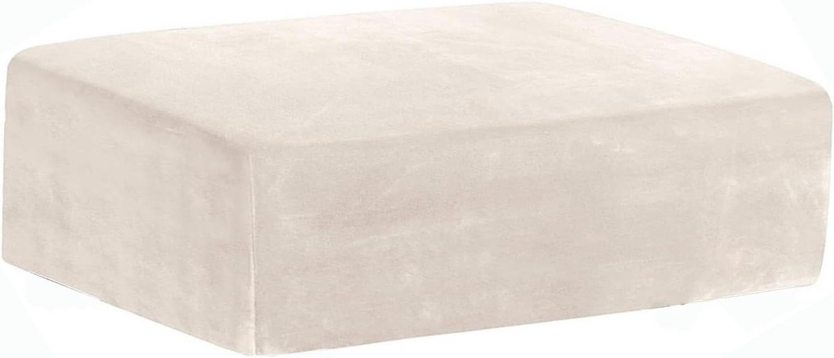 Ottomaanse Cover - Voetkrukhoes - Meubelbescherming - Antislip bodem - 85-95cm - V-06
