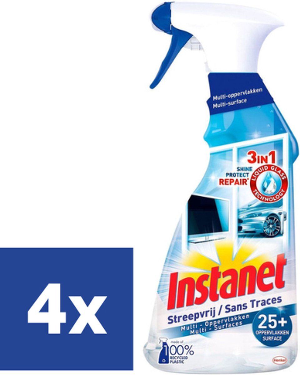 Instanet Multi Oppervlakken Spray - 4 x 725 ml