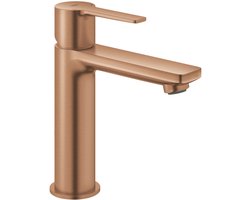 GROHE Lineare S-Size Wastafelmengkraan – Push-Open – EcoJoy – FastFixation Plus – Geborsteld Warm Sunset