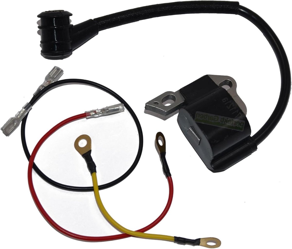 Kettingzaag Bobine - Ontstekingsmodule Spoel - Kettingzaag Onderhoud - Directe Vervanging - 195 mm Kabel - Zwart