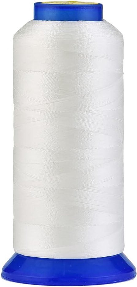 Polyester Naaigaren - Naaimachine Garen - Bekleding Naaien - Hoge Treksterkte - 1500 Yards - Wit