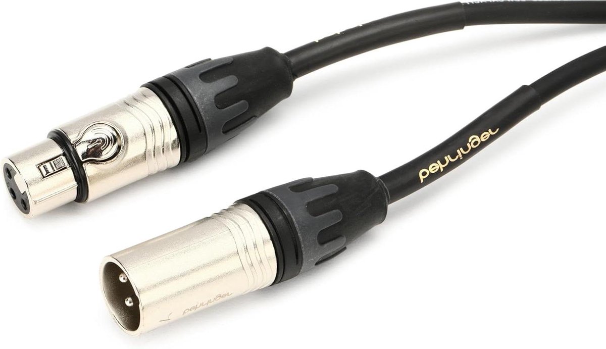 Microfoon Kabel - XLR Kabel - Muziek Opnemen - Zuurstofvrij Koper - 6 Meter - Zwart