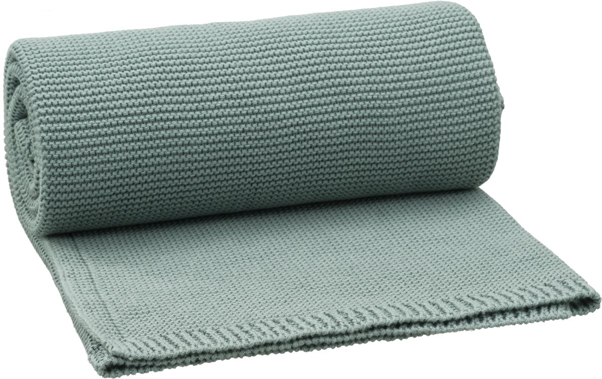 Fresk Kinderdeken Unisex80 x 100 cm – Babydeken - Wiegdeken - Ledikant deken - Groen -