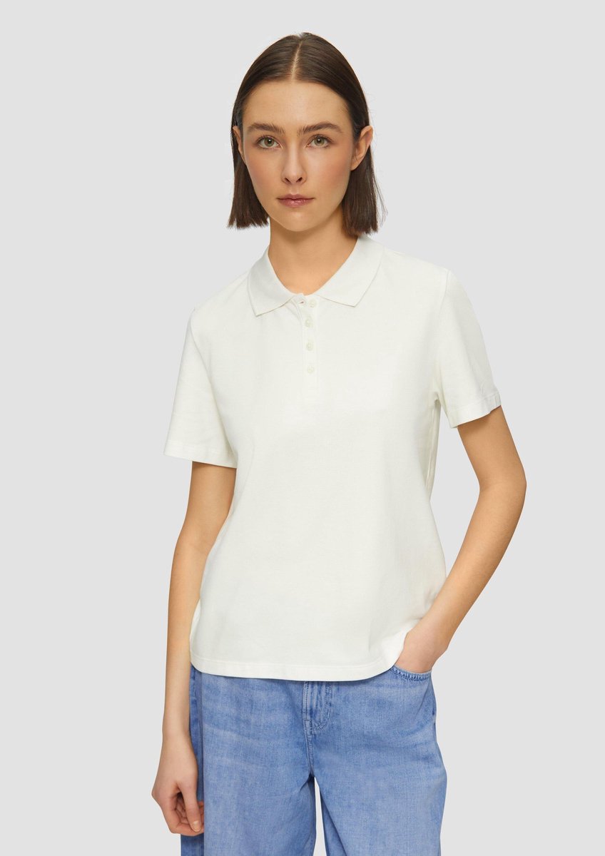 Piqué polo van katoenmix