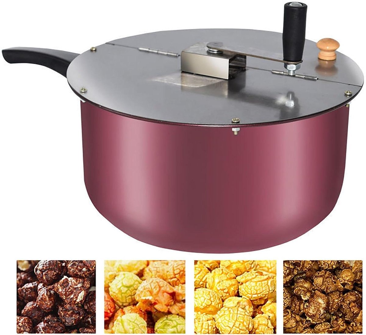 Premium Popcorn Machine - Popcornmakers - Popcornpan - Mais - knapperige snack