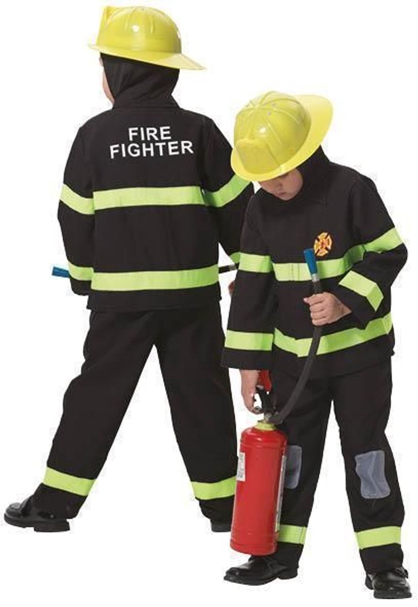 Brandweer kostuum kind - Maat 140