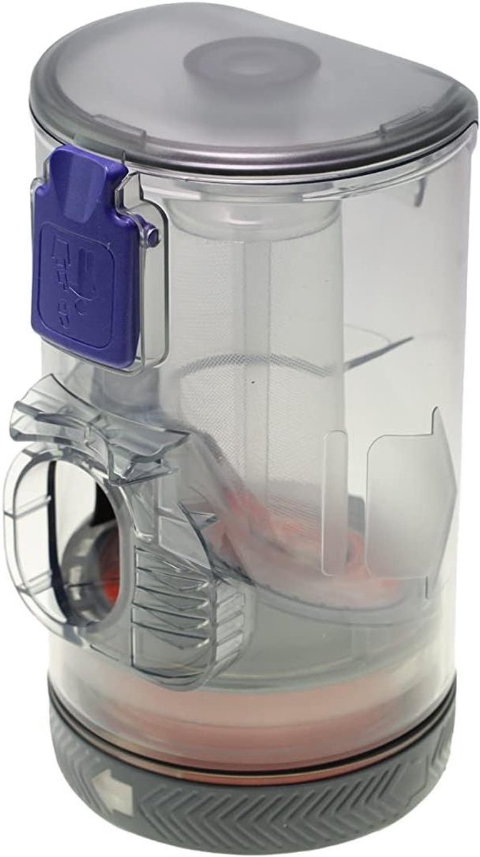 Stofzuiger Container - Reserveonderdeel - Huishoudelijk schoonmaken - Specifiek model pasvorm - 22.4 x 13.5 cm - Transparant