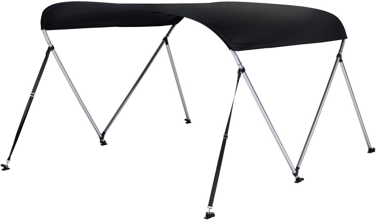 NALUX Biminitop 2 bogen - Hoogte 110 cm -Breedte 110-130 cm