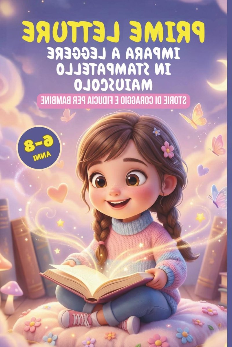 Leesboek Kinderen - Eerste Lezer - Leren Lezen - Stampatella Maiuscolo - 78 Pagina's - Kleurrijk