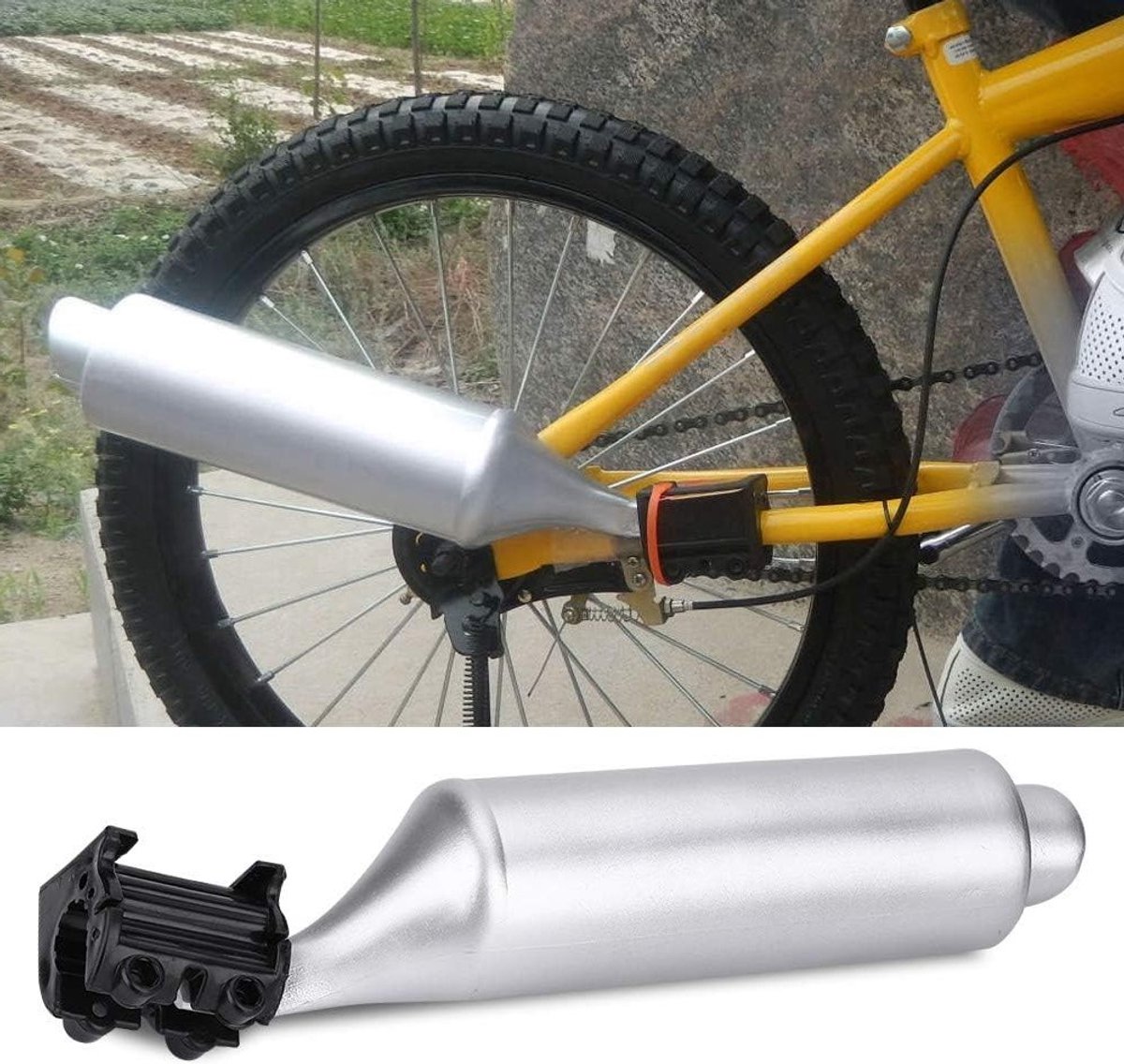Turbo Tube Uitlaat Geluid Productie Kaart Set voor Fietsen met Spaken van 16-22 Inch - Fietsaccessoires, Fietsversterking, Geluidsverbetering