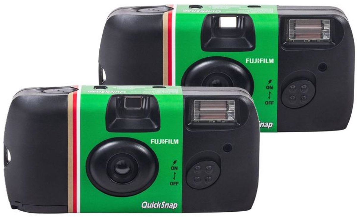 Fujifilm QuickSnap Fashion IV Flash Dual 35mm Wegwerpcamera 2-Pack, 27 Opnames