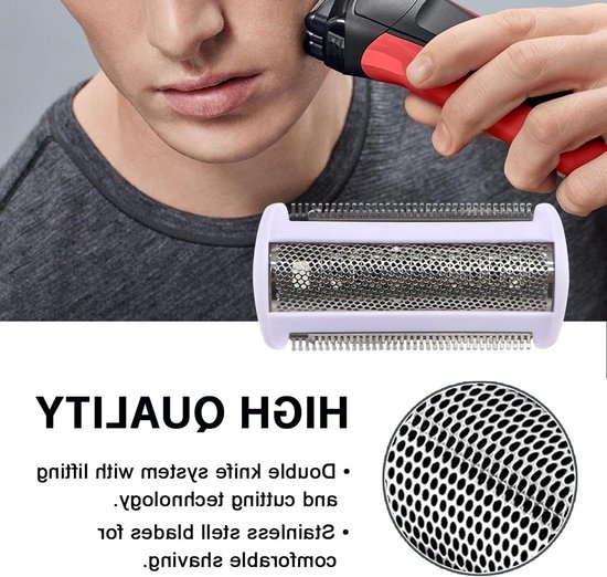Scheermes Film voor Bodygroom BG2024 BG2025 BG2026 BG2028 BG2036 BG2038 BG2040 BRL130 BRL140 BRE620 BRE640 BRE650 BRE630 - Perfect voor een gladde scheerbeurt en huidverzorging — afbeelding 4