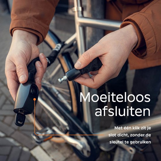 AXA Absolute 5 Kettingslot - Slot voor Fietsen - 110 cm - 5 mm - Zwart van AXA — afbeelding 5