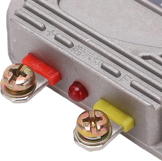 Intelligente Spanningsregelaar - Elektronische Regelaar - Generator Stabiliseren - Aluminiumlegering - 14V - Grijs — afbeelding 2
