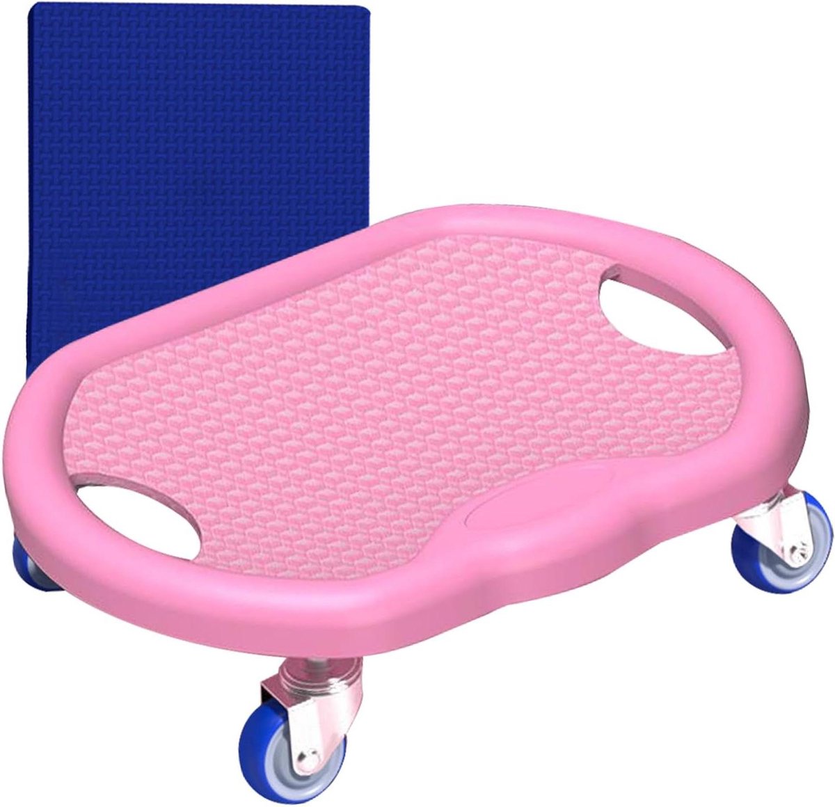 Ab Wheel Board - Buikroller Trainer - Kern Kracht Trainen - Stille Afroller - 32 cm - Roze