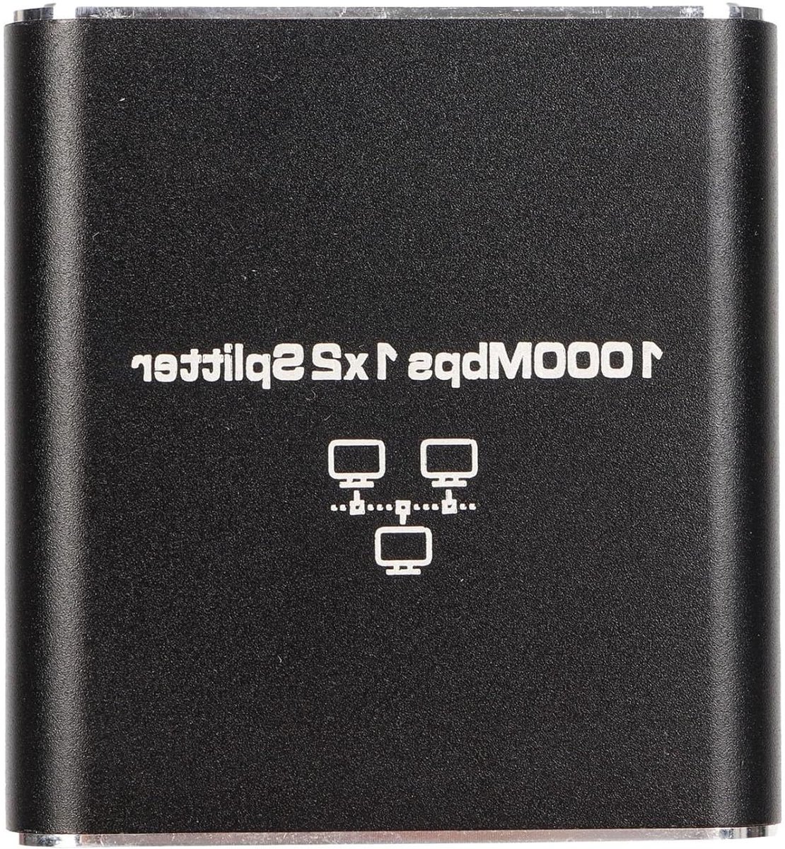 Netwerk Splitter - Ethernet Adapter - Internet Delen - Twee Apparaten Tegelijk - 1000 Mbps - Zilver