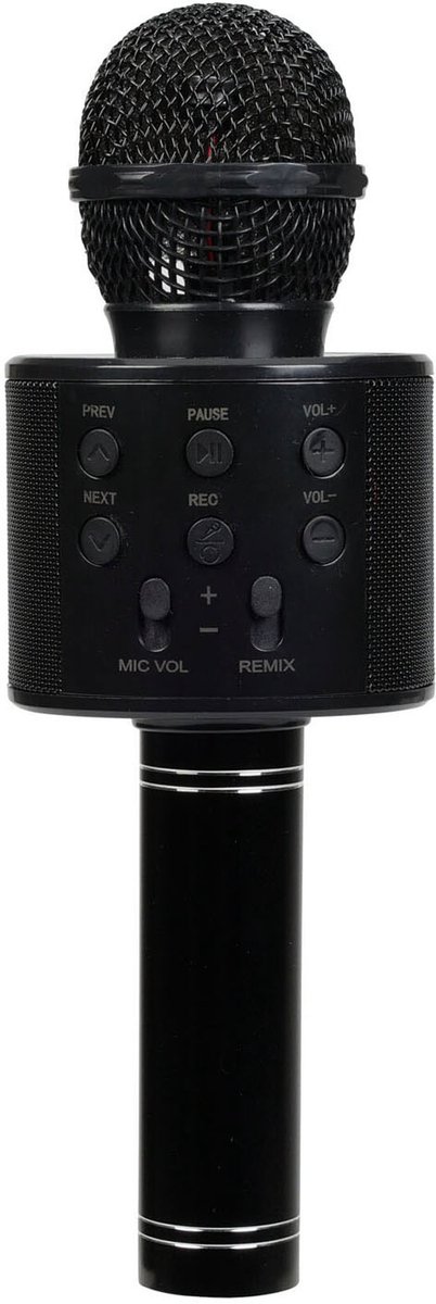 Karaoke microfoon - FM radio - draadloos met Bluetooth - USB oplaadbaar