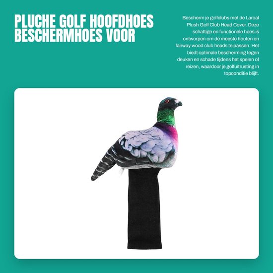 Store_9 - Pluche Golf Hoofdhoes - Beschermhoes voor Golfclubs - Universele Pasvorm - Schattig Ontwerp - Golfaccessoires - Perfect voor Reizen - Ide... van Merkloos — afbeelding 5