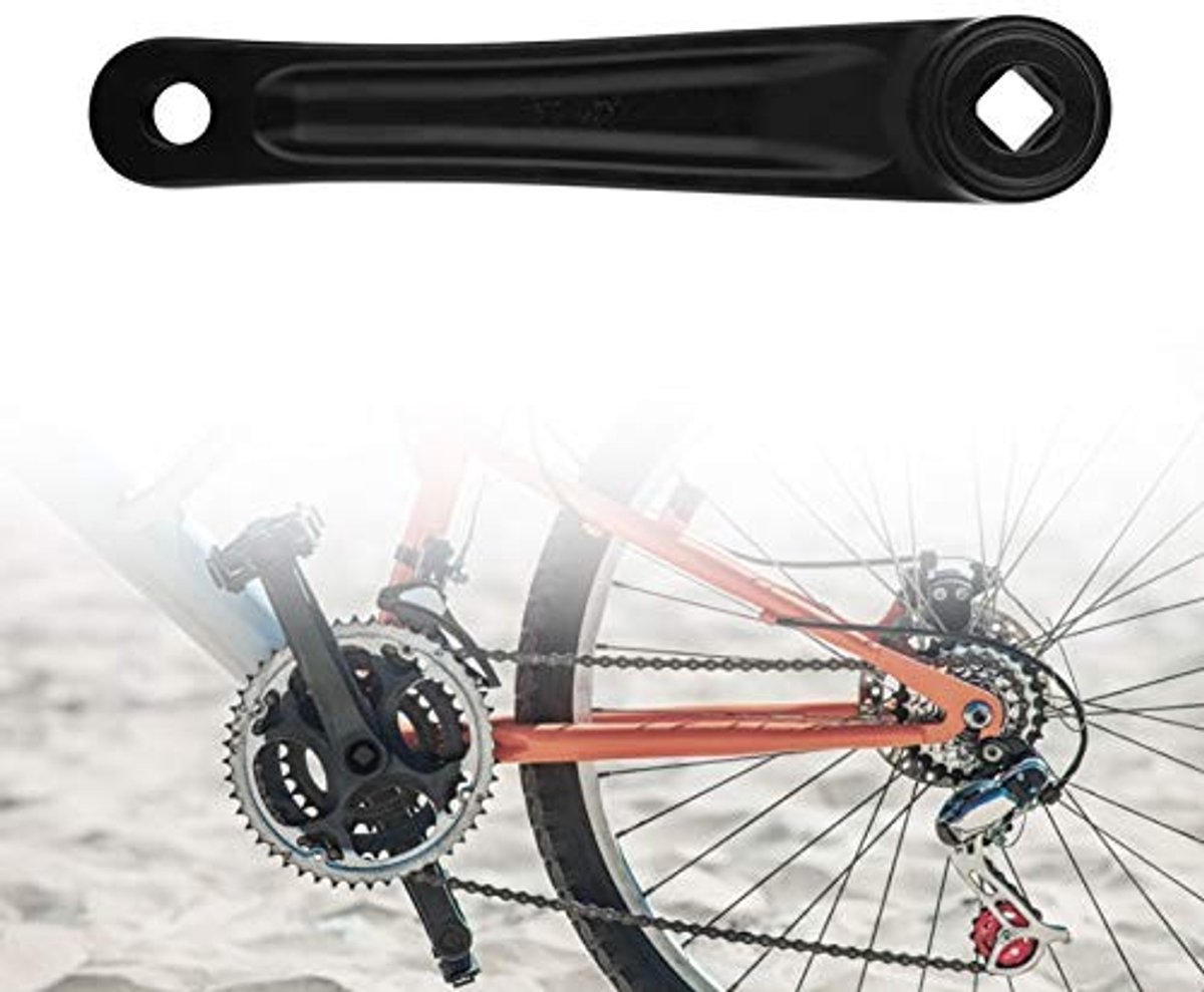 Dailygoods- Crankarm 170mm - Aluminium Legering - Vervangende Linker Crankarm - Geschikt voor Fiets - Diamantgat - Schokbestendig - Fietscrank