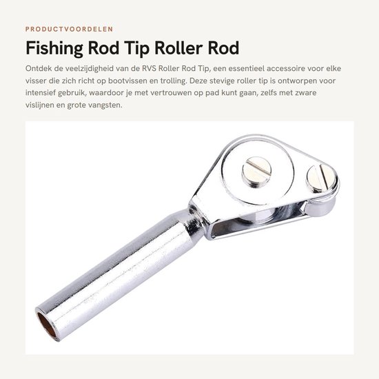 Allecto - Fishing Rod Tip - Roller Rod Tip Guide - Duurzaam - 5/6/7/8mm - Trolling Accessoire - Geschikt voor Bootvissen — afbeelding 4