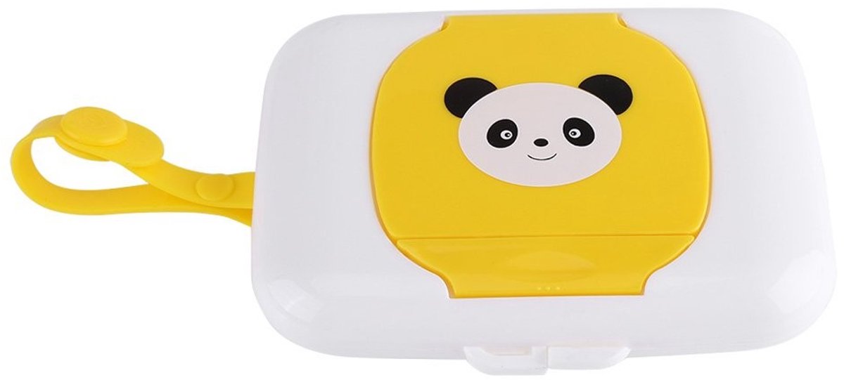 Dailygoods- Tissuedoos Houder - Dispenser voor Papieren Doekjes - Voor Vochtige Doekjes - Voor Outdoor/Reizen - Afmetingen 16,4 x 11,7 x 3 cm - Lichtgewicht 110 g - Doekjeshouder