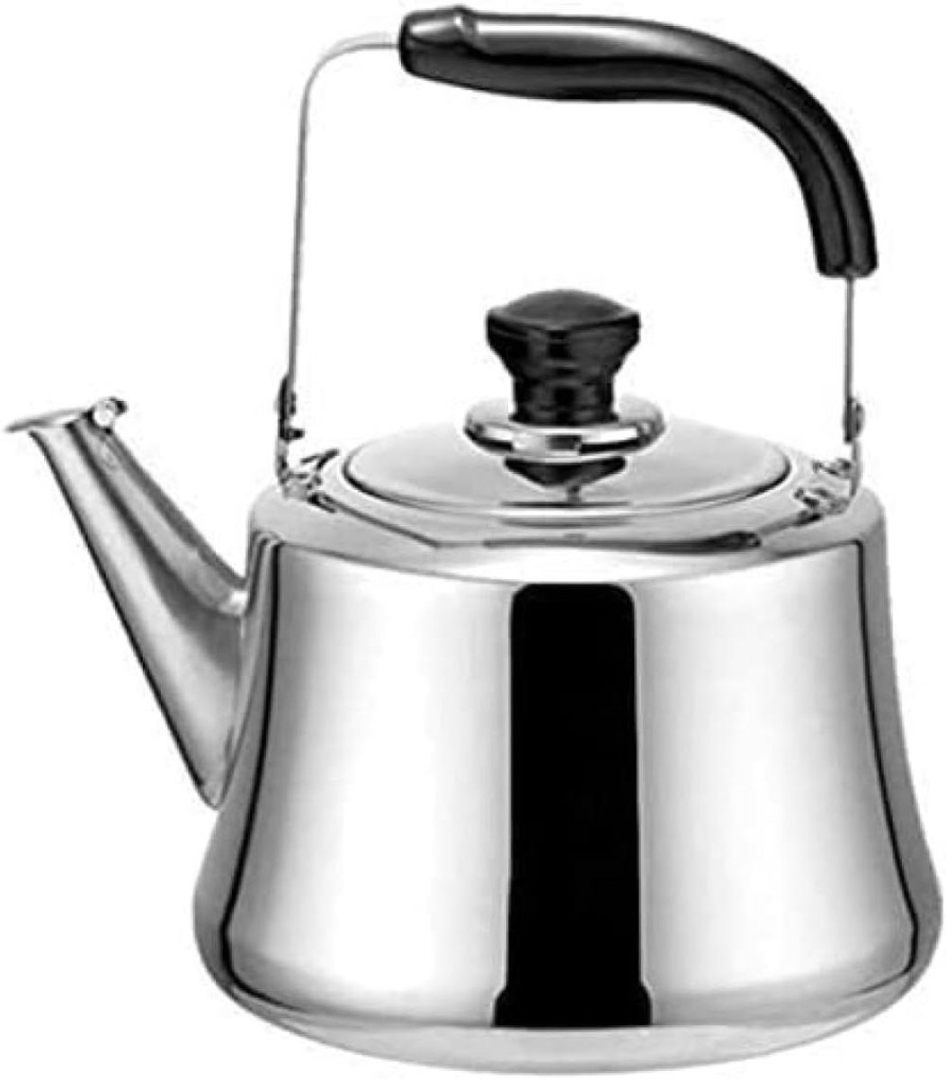 Theepot Waterkoker Ketel Theeketel Water Koken Anti-hitte Handvat 3 Liter Zilver