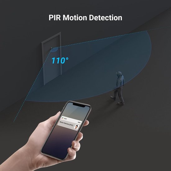 EZVIZ DP2C 1080P Wireless Door Spy Camera, 4600mAh Battery, Door Camera, Video Doorbell Intercom, Digital Door Spy with 4.3 Inch Color Monitor, PIR Motion Detection Two-Way Audio 5m Night Vision van EZVIZ — afbeelding 2
