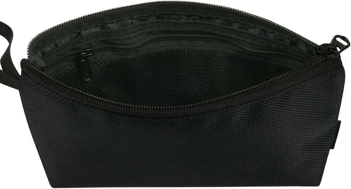Trimmer Opbergdoos - Reis Organizer - Baard Verzorging - Waterdichte Bescherming - 22 x 6.5 x 9.5 cm - Zwart