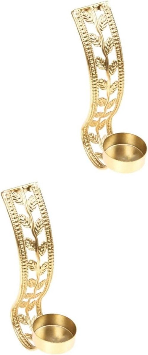 ABOOFAN 2 Stuks Elegante Wandkandelaar Decoratieve Kaarsenhouder Voor Thuis Woonkamer