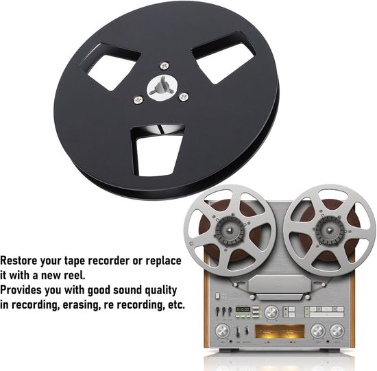 Lege Spoel - Tape Reel - Muziek Opnemen - Aluminium Legering - 5 Inch - Zilver — afbeelding 4