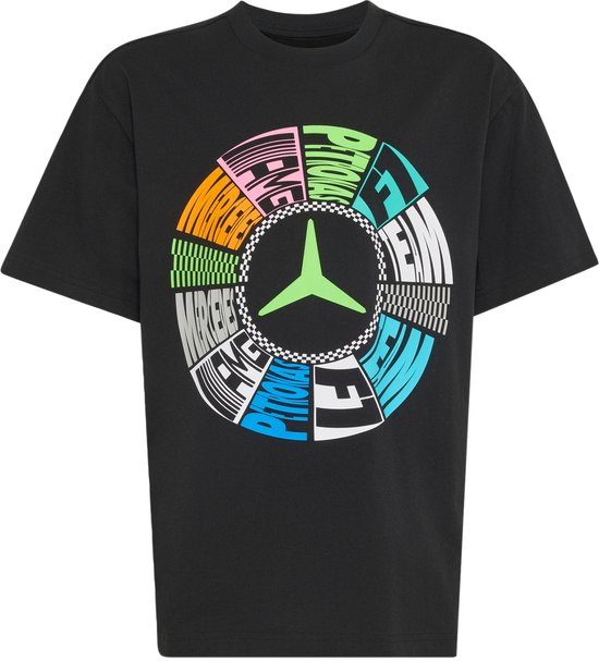 Adidas Performance Mercedes - Amg Petronas Formula 1 Team Lights On T-Shirt - Kinderen - Zwart van adidas Performance — afbeelding 3