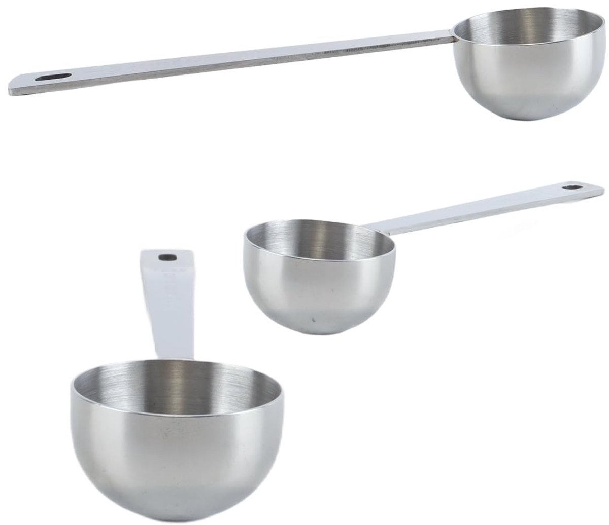 Dailygoods- Koffielepel 15 ml - Maatlepel RVS - Maatlepel voor Koffie/Thee - Keukenaccessoire - Lange Steel - Duurzaam Materiaal