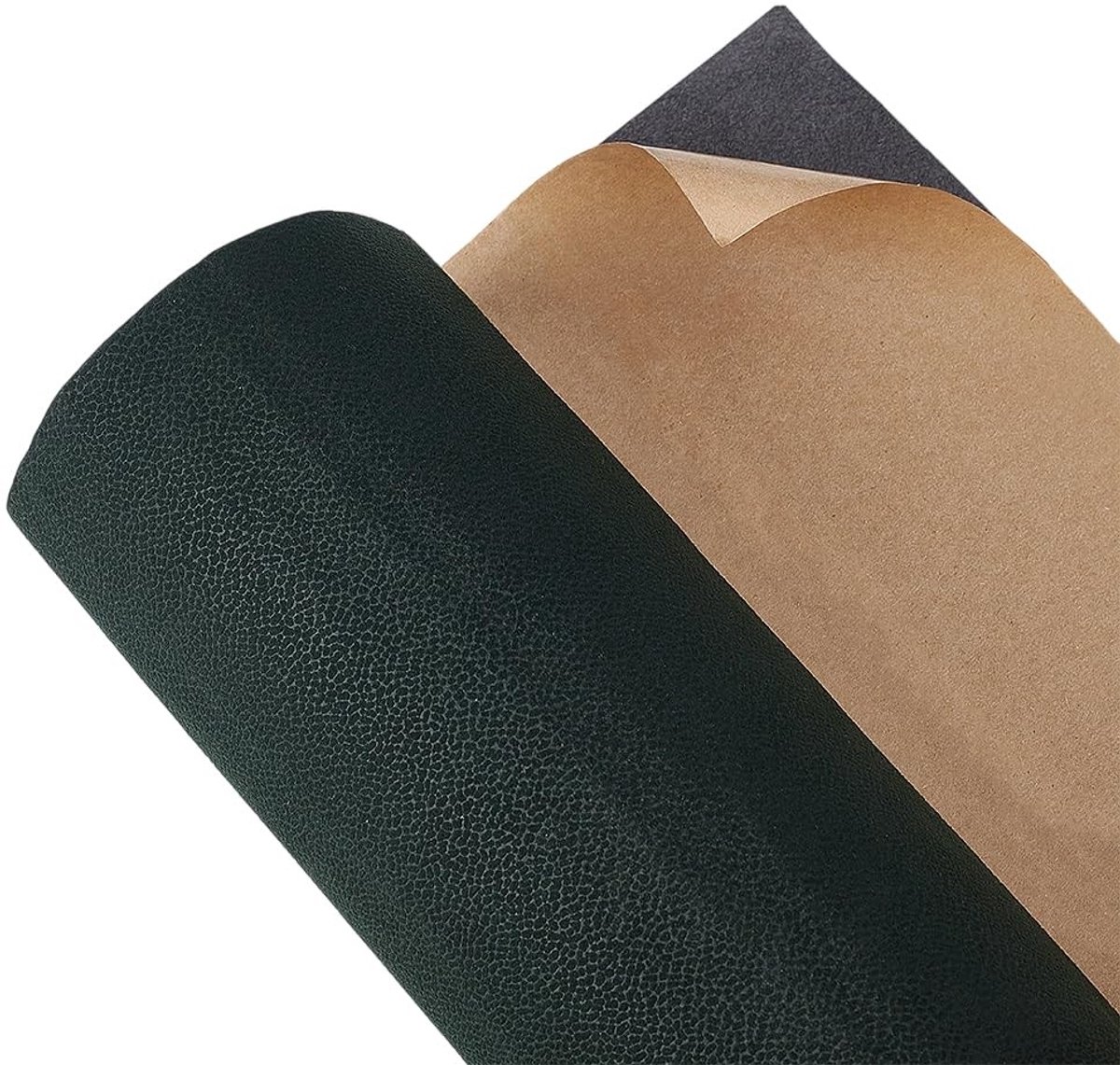 Dailygoods- Ladevoering Donkergroen - Zelfklevende Viltstof - Stofreparatiepatch - Kunstnijverheid - Knutseldecoratie - 298 x 35,6 cm - Vilt