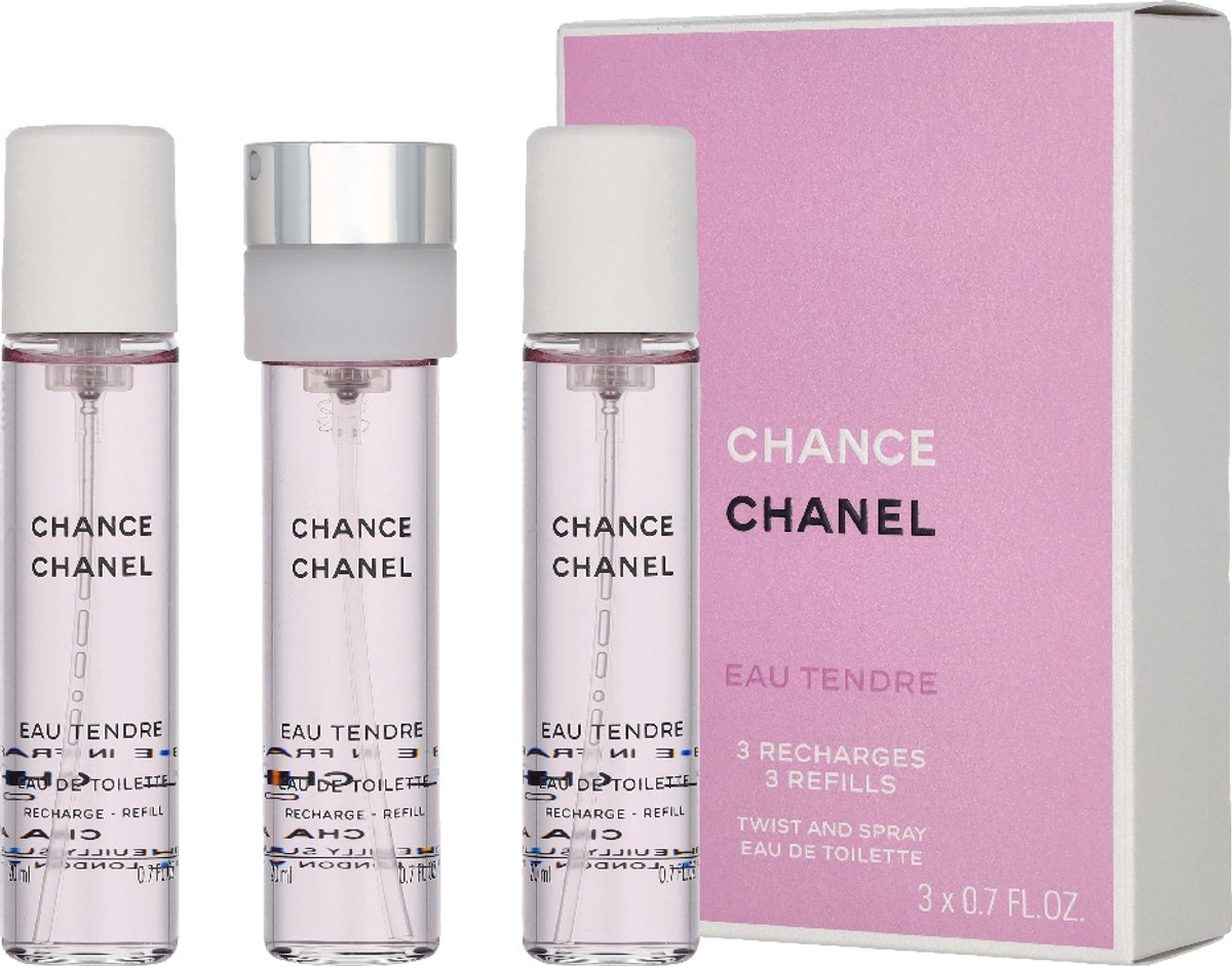 Chanel Chance Eau Tendre Geschenkset - 3x Eau de Toilette Refill – foto 8