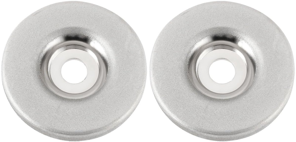 Dailygoods- Slijpschijf 56mm - 2 Stuks - Diamant - 600 Grit - Geschikt voor Glas/Roestvrij Staal - Hoge Betrouwbaarheid - Snelle Slijpsnelheid - Diamantschijf