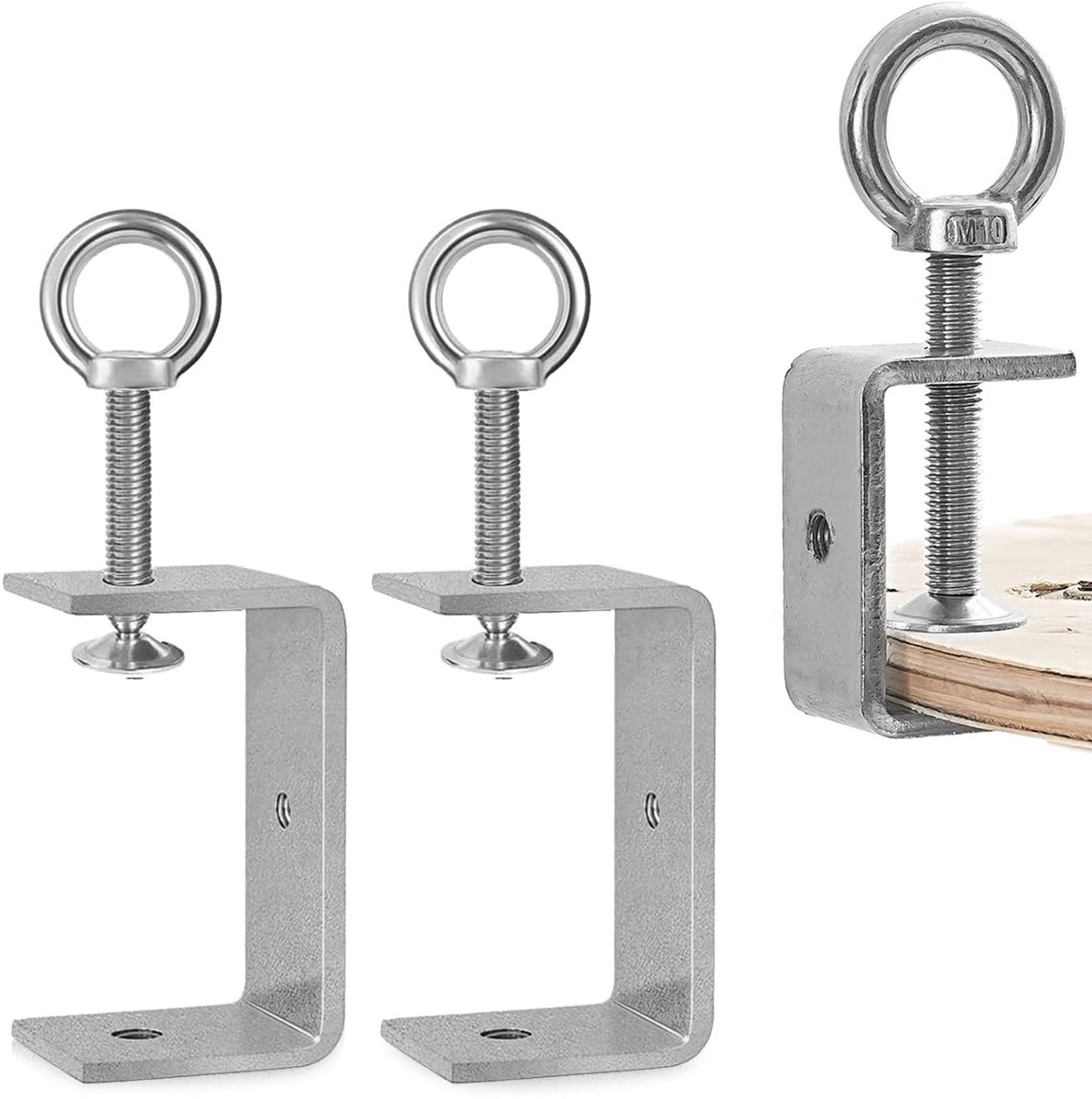 Dailygoods- Schroefklem Set van 2 - Verstelbaar - Heavy Duty - Klembereik 45-78 mm - Ideaal voor Houtbewerking - Hoogwaardige Materialen - Klem