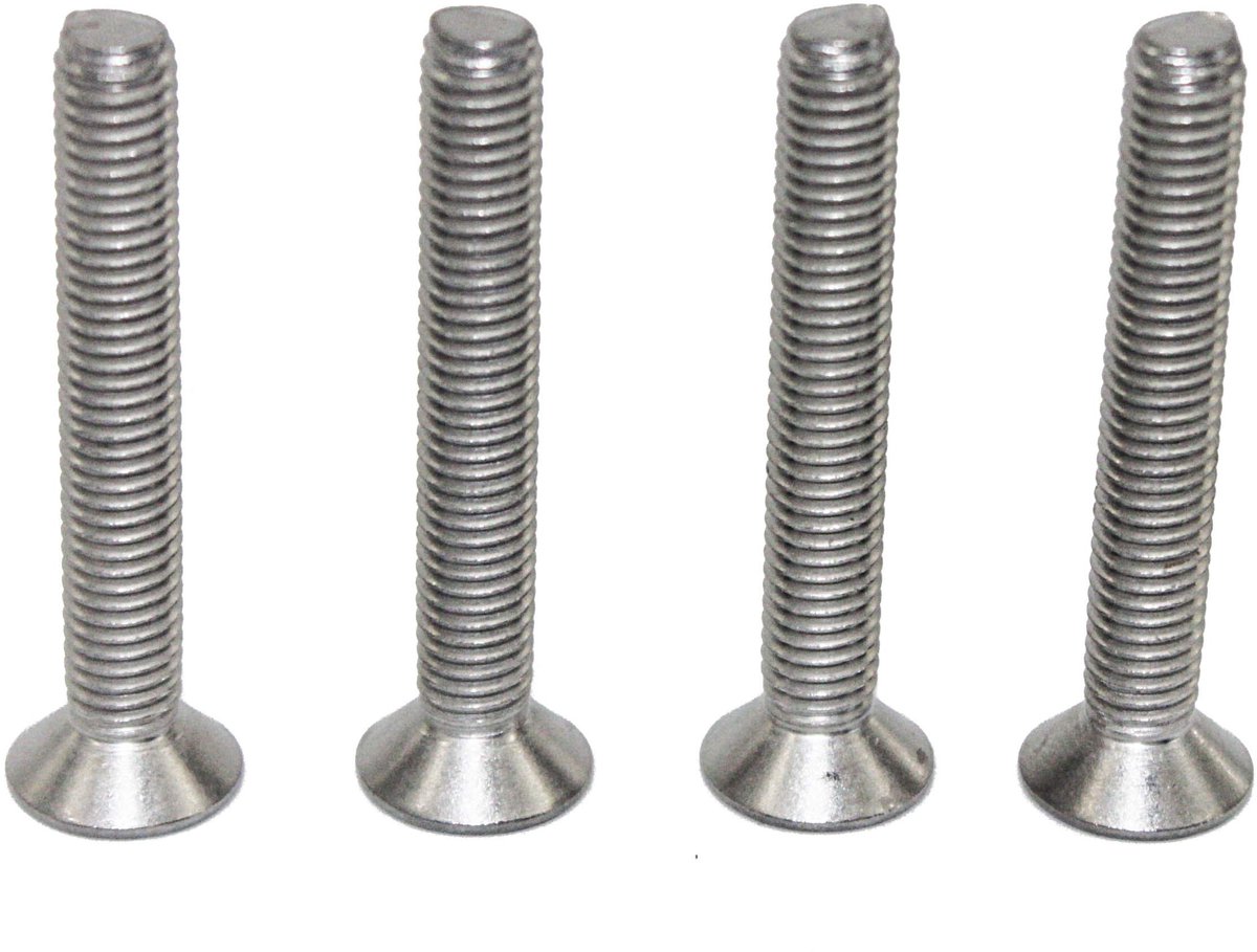 Dailygoods- Verzonken Kopschroeven M8 x 80 - Roestvrij Staal A2 - 5 Stuks - Volledige Schroefdraad - Binnenzeskant - Schroefverbindingen - Schroeven