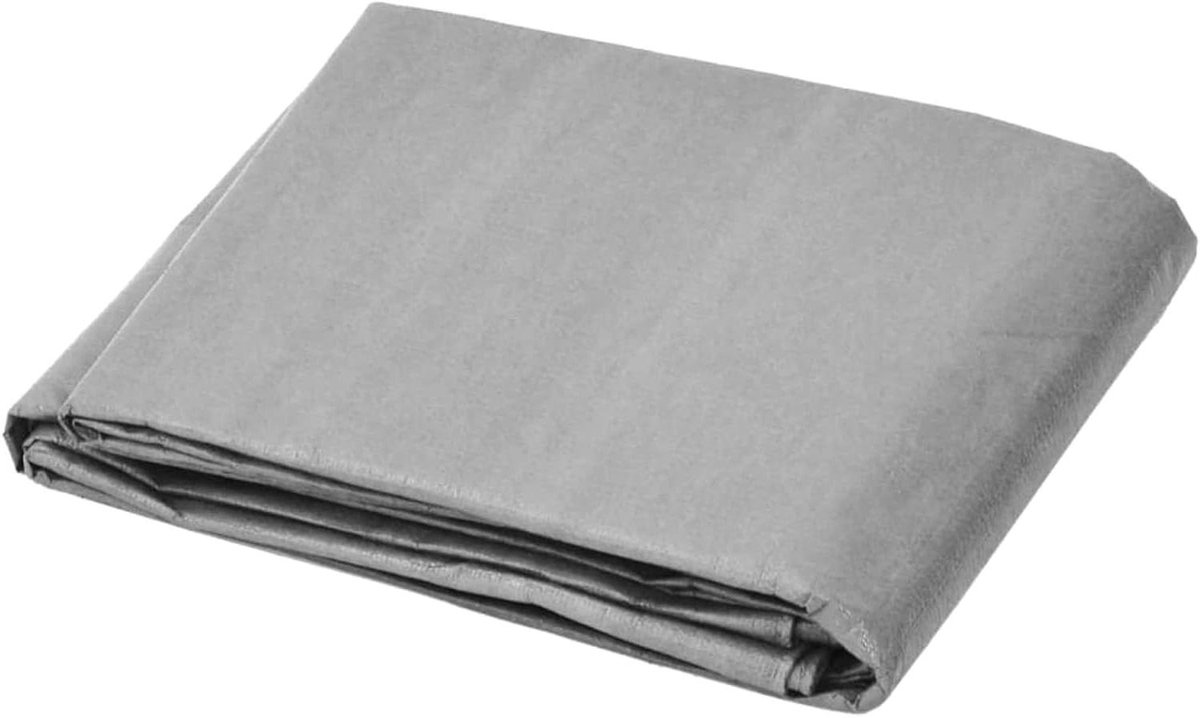 Dekzeil - Tarp Zeil - Spullen Afdekken - Waterbestendig HDPE - 2x3 m - Grijs