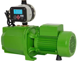 JET tuinpompen set van CHM GmbH zelfzuigende waterpomp met drukschakelaar 1,5 kW 6000 l/u, 6,1 bar