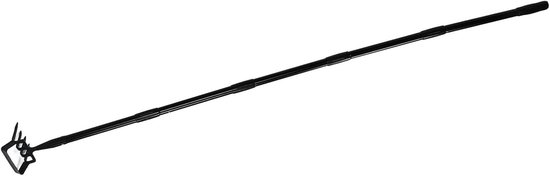 Hand Rake - Onkruid hark Tuin hark - Bodem losmaken - Verstelbare lengte - 43 cm - Zilver — afbeelding 5