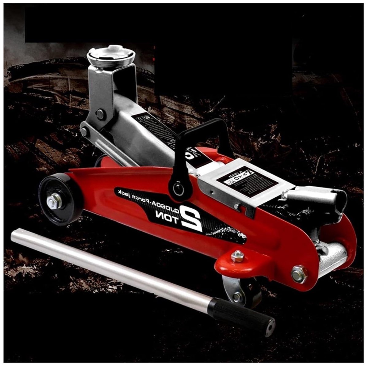 Hydraulische Krik - Auto Krik - Voertuig Onderhoud - Robuust Stalen Chassis - 2 Ton Capaciteit - One Color