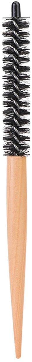 Dailygoods- Borstel Professionele Ronde Borstel - Nylon Haren - Houten Handvat - Antislip Grip - Snelle Styling - Hoge Kwaliteit - Haarbos