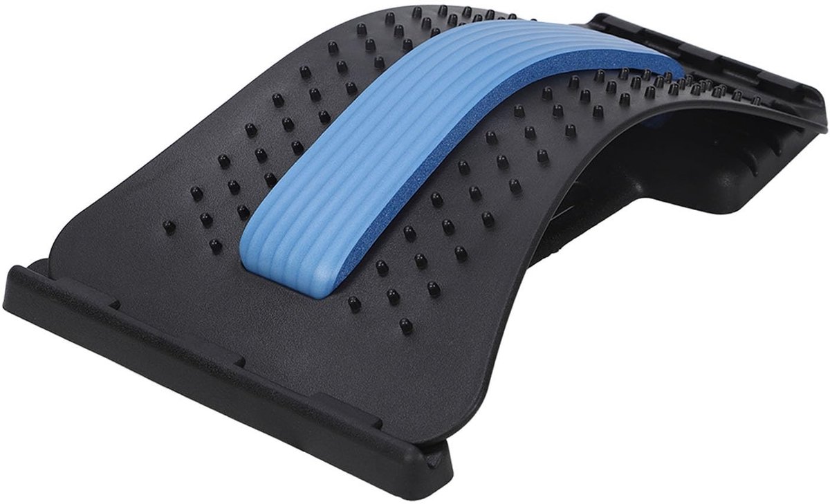 Dailygoods- Rugapparaat Ergonomisch Ontwerp - Nekstretcher - Rugstrekker - Pijnreductie - Verstelbaar Paneel - 25 cm Breed - Rugstretcher