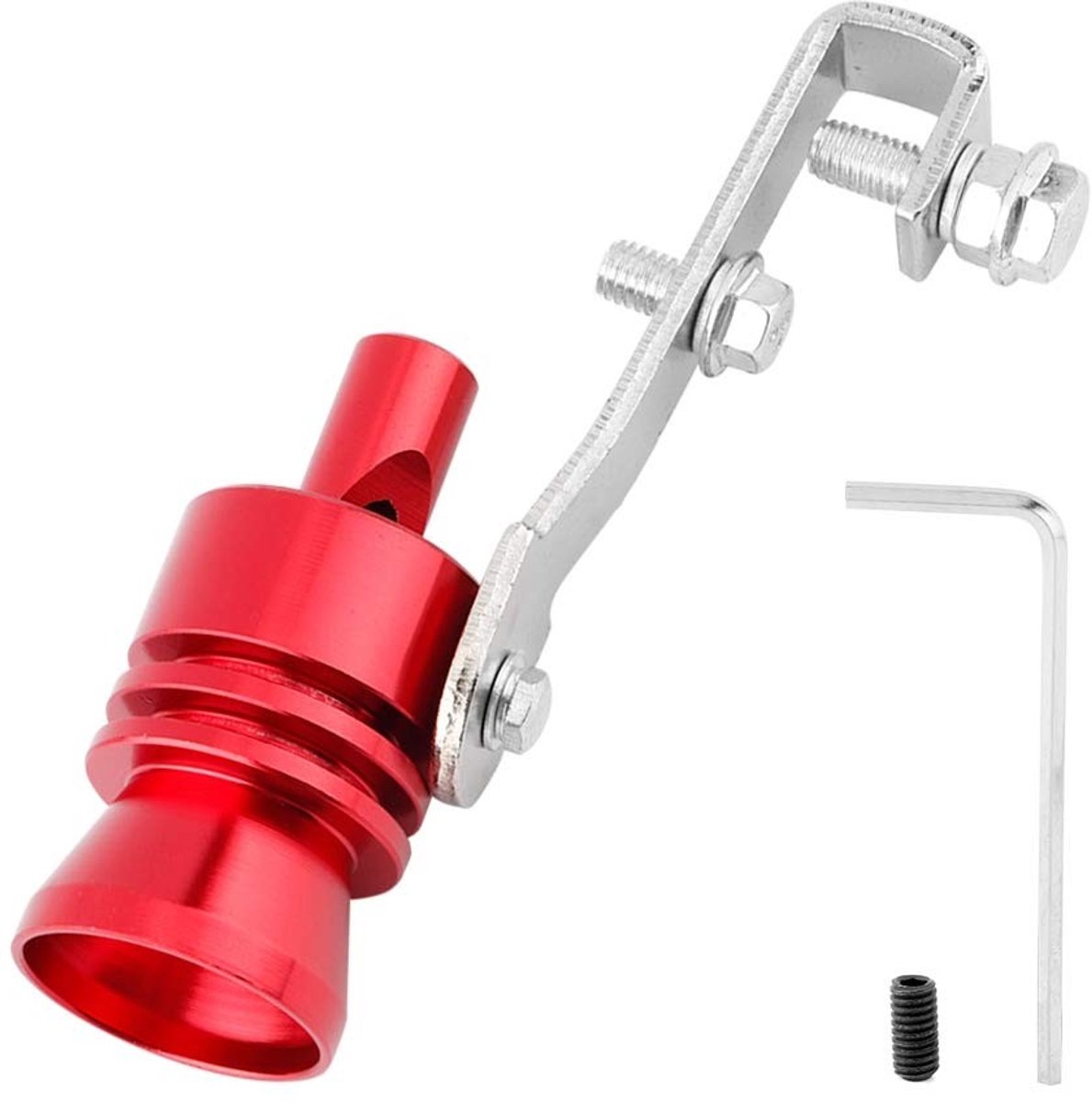 Dailygoods- Uitlaatpijp Turbo Fluitje - Aluminiumlegering - Universeel Geschikt - Auto/ATV/SUV - Lichtgewicht - Duurzaam en Slijtvast - Turbofluitje